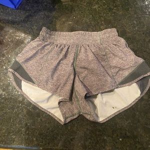 Grey lululemon shorts